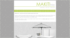 Desktop Screenshot of makitihire.co.za